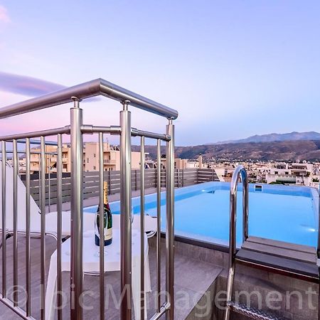 City Center Apartment With Rooftop Swimming Pool Chania  ภายนอก รูปภาพ